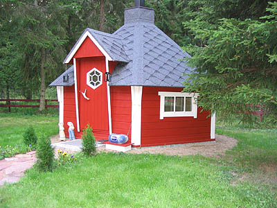 Grillkota Kota Grill Finnland Sauna Saunakota Infrarot Infrarotkabine Garten Gartenhaus