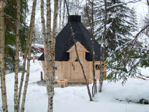 Grillkota Kota Grill Finnland Sauna Saunakota Infrarot Infrarotkabine Garten Gartenhaus